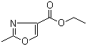 structure of CAS# 10200-43-8, Ethyl 2-methyl-4-oxazolecarboxylate;2-Methyl-4-oxazolecarboxylic acid ethyl ester