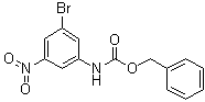 结构式 CAS# 1020252-75-8, N-(3-溴-5-硝基苯基)氨基甲酸苄酯