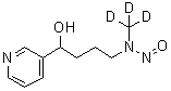 alpha-[3-(Methyl-d<sub>3</sub>-nitrosoamino)propyl]-3-pyridinemethanol molecular structure (CAS 1020719-61-2)
