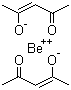 structure of CAS# 10210-64-7, Bis(acetylacetonato)beryllium;Bis(2,4-pentanedionato-O,O')beryllium; Bis(2,4-pentanedionato)beryllium