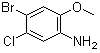 structure of CAS# 102170-53-6, 4-Bromo-3-chloro-6-methoxyaniline;4-Bromo-5-chloro-2-methoxyaniline; 4-Chloro-5-bromo-2-aminoanisole