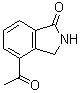 structure of CAS# 1021874-48-5, 4-Acetyl-2,3-dihydro-1H-isoindol-1-one