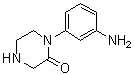 structure of CAS# 1022128-80-8, 1-(3-Aminophenyl)-2-piperazinone