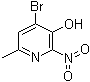 structure of CAS# 1022250-67-4, 4-Bromo-6-methyl-2-nitropyridin-3-ol