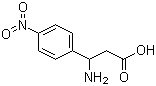 structure of CAS# 102308-62-3, 3-Amino-3-(4-nitrophenyl)propionic acid;3-(4-Nitrophenyl)-beta-alanine