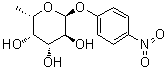 structure of CAS# 10231-84-2, p-Nitrophenyl alpha-fucopyranoside;p-Nitrophenyl 6-deoxy-alpha-L-galactopyranoside