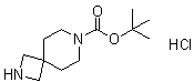 结构式 CAS# 1023301-84-9, 2,7-二氮杂螺[3.5]壬烷-7-羧酸叔丁酯盐酸盐
