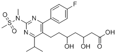 structure of CAS# 1024064-70-7, Rosuvastatin Impurity 35;6,7-Dihydro Rosuvastatin Sodium Salt;7-[4-(4-fluorophenyl)-2-[methyl(methylsulfonyl)amino]-6-propan-2-ylpyrimidin-5-yl]-3,5-dihydroxyheptanoic acid