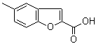 结构式 CAS# 10242-09-8, 5-甲基-2-苯并呋喃甲酸