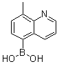 structure of CAS# 1025010-58-5, (8-Methyl-5-quinolyl)boronic acid