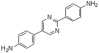structure of CAS# 102570-64-9, 2,5-Bis(4-aminophenyl)pyrimidine;4-[2-(4-Aminophenyl)-5-pyrimidinyl]benzenamine