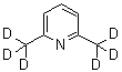 结构式 CAS# 10259-14-0, 2,6-二(三氘甲基)吡啶