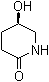 结构式 CAS# 102774-92-5, (R)-5-羟基-2-哌啶酮