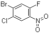 structure of CAS# 1027833-17-5, 4-Bromo-5-chloro-2-fluoronitrobenzene;1-Bromo-2-chloro-5-fluoro-4-nitrobenzene