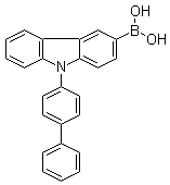 structure of CAS# 1028648-22-7, (9-[1,1'-Biphenyl]-4-yl-9H-carbazol-3-yl)boronic acid