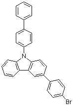 结构式 CAS# 1028648-25-0, 9-[1,1'-联苯]-4-基-3-(4-溴苯基)-9H-咔唑