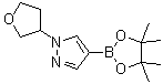 结构式 CAS# 1029715-63-6, 1-(3-四氢呋喃基)-1H-吡唑-4-硼酸频哪醇酯