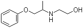 structure of CAS# 103-39-9, N-(Phenoxyisopropyl)ethanolamine;2-[(1-Methyl-2-phenoxyethyl)amino]ethanol