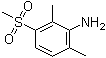 structure of CAS# 10311-40-7, 2,6-Dimethyl-3-(methylsulfonyl)benzenamine;3-(Methylsulfonyl)-2,6-xylidine