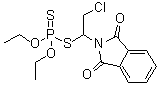 structure of CAS# 10311-84-9, Dialiphor;Dialiphos; Hercules 14503; O,O-Diethyl S-(2-chloro-1-phthalimidoethyl) phosphorodithioate; S-(2-Chloro-1-phthalimidoethyl) O,O-diethyl phosphorodithioate; Torak