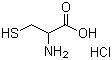 结构式 CAS# 10318-18-0, DL-半胱氨酸盐酸盐