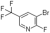 结构式 CAS# 1031929-01-7, 3-溴-2-氟-5-(三氟甲基)吡啶