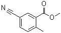结构式 CAS# 103261-68-3, 5-氰基-2-甲基苯甲酸甲酯