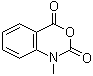 structure of CAS# 10328-92-4, N-Methylisatoic acid anhydride;1-Methyl-2H-3,1-benzoxazine-2,4(1H)-dione; 1-Methyl-4H-3,1-benzoxazine-2,4(1H)dione; N-Methylisatioc anhydride; N-Methylisatoic anhydride; 1-Methyl-1H-benzo[d][1,3]oxazine-2,4-dione; NSC 76087