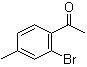 structure of CAS# 103286-27-7, 2'-Bromo-4'-methylacetophenone;1-(2-Bromo-4-methylphenyl)ethanone