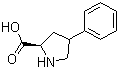 structure of CAS# 103290-41-1, trans-4-Phenyl-D-proline