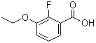 structure of CAS# 1033201-71-6, 3-Ethoxy-2-fluorobenzoic acid