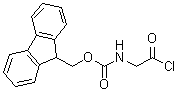 结构式 CAS# 103321-49-9, N-(芴甲氧羰基)甘氨酰氯