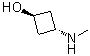 structure of CAS# 1033710-19-8, trans-3-(Methylamino)cyclobutanol;3-trans-(Methylamino)cyclobutanol