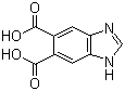 结构式 CAS# 10351-75-4, 苯并咪唑-5,6-二甲酸