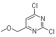 structure of CAS# 1037543-27-3, 2,4-Dichloro-6-(methoxymethyl)pyrimidine