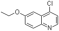 结构式 CAS# 103862-63-1, 4-氯-6-乙氧基喹啉