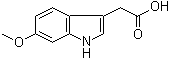 结构式 CAS# 103986-22-7, 6-甲氧基吲哚-3-乙酸