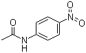 structure of CAS# 104-04-1, 4'-Nitroacetanilide;4-(Acetylamino)nitrobenzene; 1-Nitro-4-acetylaminobenzene; N-(4-Nitrophenyl)acetamide; N-(p-Nitrophenyl)acetamide; N-Acetyl-4-nitroaniline; N-Acetyl-4-nitrobenzenamine; N-Acetyl-p-nitroaniline; NSC 1315; p-Acetamidonitrobenzene; p-Nitroacetanilide