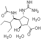 结构式 CAS# 1041434-82-5, 帕拉米韦三水合物