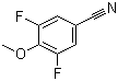 结构式 CAS# 104197-15-1, 3,5-二氟-4-甲氧基苯甲腈