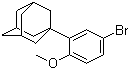 结构式 CAS# 104224-63-7, 2-(1-金刚烷基)-4-溴苯甲醚