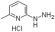 structure of CAS# 104408-25-5, 2-Hydrazinyl-6-methylpyridine hydrochloride;6-Methyl-2(1H)-pyridinonehydrazone monohydrochloride