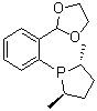 structure of CAS# 1044256-04-3, 2-[2-((2R,5R)-2,5-Dimethylphospholan-1-yl)phenyl]-1,3-dioxolane