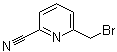 structure of CAS# 104508-24-9, 6-Bromomethyl-2-pyridinecarbonitrile;2-Bromomethyl-6-cyanopyridine; 6-Bromomethylpyridine-2-carbonitrile