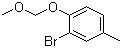 结构式 CAS# 104750-60-9, 2-溴-1-(甲氧基甲氧基)-4-甲基苯