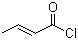 structure of CAS# 10487-71-5, Crotonoyl chloride;2-Butenoyl chloride
