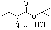 结构式 CAS# 104944-18-5, D-缬氨酸叔丁酯盐酸盐