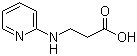 structure of CAS# 104961-64-0, 3-(2-Pyridinylamino)propionic acid;N-2-Pyridinyl-beta-alanine