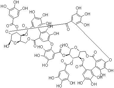 结构式 CAS# 104987-36-2, 月见草鞣质 B