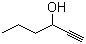 结构式 CAS# 105-31-7, 1-己炔-3-醇